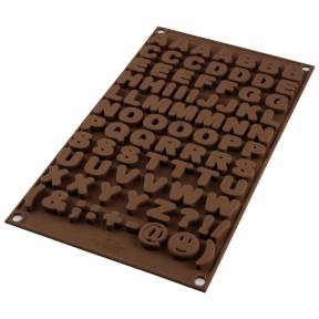 Forma de Silicon pentru Ciocolata - Literele Alfabetului - Silikomart