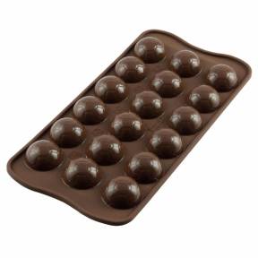 Forma de Silicon pentru Ciocolata - Minge de Fotbal - Silikomart - Anyta Cooking