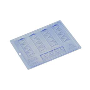 Forma pentru ciocolata- Acadea Model 3D- 100 x 30 x 10 (mm)- Porto Formas - Anyta Cooking