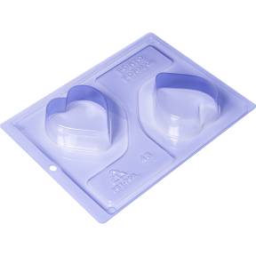 Forma pentru ciocolata- Inimioare- 80 x 75 x 25 (mm)- Porto Formas - Anyta Cooking