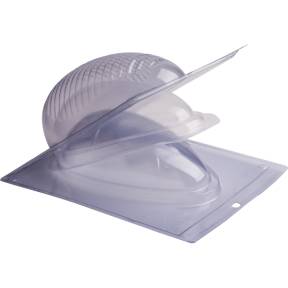Forma pentru ciocolata- Ou cu dungi orizontali-117 x 187 mm- Porto Formas - Anyta Cooking