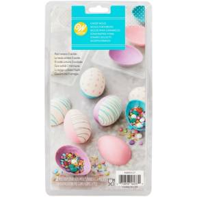 Forma pentru ciocolata - Oua de Paste - 3 cavitati - 9 x 6,5 x 3 cm - Wilton - Anyta Cooking