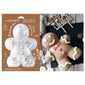 Forma pt ciocolata 3D Om Turta Dulce – GINGERBREAD – Scrapcooking