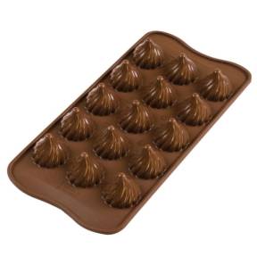 Forma Silicon Ciocolata Flacara - Choco Flame - Silikomart - Anyta Cooking