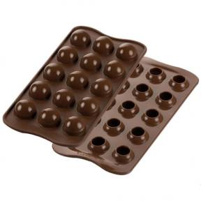 Forma Silicon Ciocolata Tartufino- Silikomart - Anyta Cooking