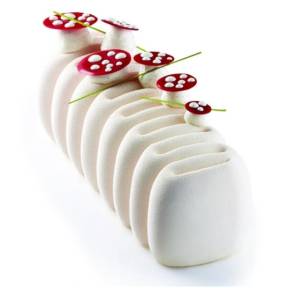 Forma Silicon Tort 3D Creme-25x8.4x7.5cm-Pavoni - Anyta Cooking
