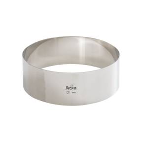 Forme de cerc din oțel inoxidabil -20 cm -Decora - Anyta Cooking