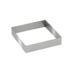 Forme din oțel inoxidabil -20 X 20 X H 6 CM -Decora - Anyta Cooking