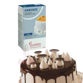 Frisca Vegetala pentru decor Extra Stabila (rezista si 5 zile) -AMBIANTE - 1L - Puratos - Anyta Cooking