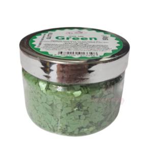 Fulgi de glitter comestibil 50 gr - Green/Verde- Dr Gusto - Anyta Cooking