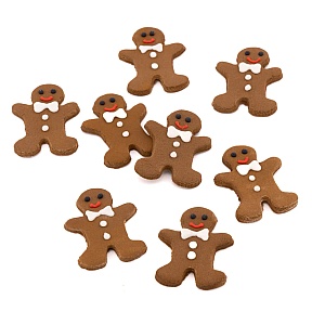 Set 12 bucăți decoratiune comestibilă - Oameni din turtă dulce - Happy Sprinkles