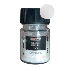 Glitter / Sclipici non-alimentar pentru decor - ALB / WHITE - 10g - MyBake
