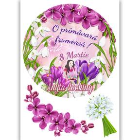 Imagine Comestibila " 8 Martie 32 " - Anyta Cooking - Anyta Cooking