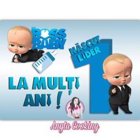Imagine Comestibila " Boss Baby 02 " - Anyta Cooking - Anyta Cooking