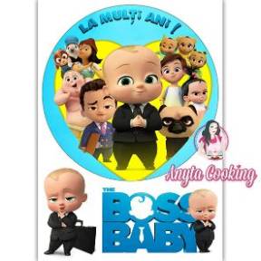 Imagine Comestibila " Boss Baby 09 " - Anyta Cooking - Anyta Cooking