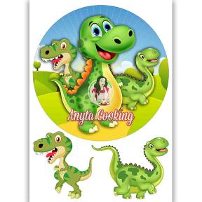 Imagine Comestibila " Dinozaurii1 " - Anyta Cooking - Anyta Cooking