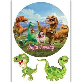 Imagine Comestibila " Dinozaurii3 " - Anyta Cooking - Anyta Cooking