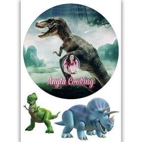 Imagine Comestibila " Dinozaurii5 " - Anyta Cooking - Anyta Cooking