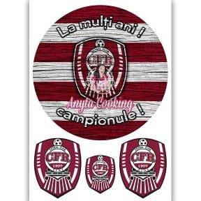 Imagine Comestibila " Fotbal10 CFR CLUJ " - Anyta Cooking - Anyta Cooking