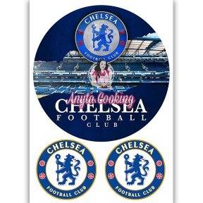 Imagine Comestibila " Fotbal13 CHELSEA FC " - Anyta Cooking