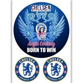 Imagine Comestibila " Fotbal14 CHELSEA FC " - Anyta Cooking - Anyta Cooking