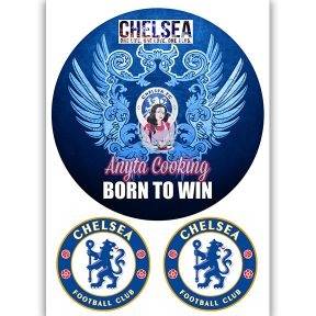 Imagine Comestibila " Fotbal14 CHELSEA FC " - Anyta Cooking