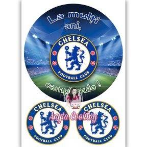 Imagine Comestibila " Fotbal15 CHELSEA FC " - Anyta Cooking - Anyta Cooking