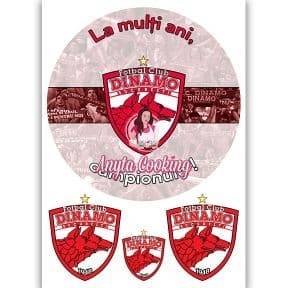 Imagine Comestibila " Fotbal16 FC DINAMO BUCURESTI " - Anyta Cooking - Anyta Cooking