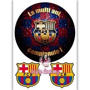 Imagine Comestibila " Fotbal22 FC BARCELONA " - Anyta Cooking - Anyta Cooking
