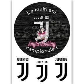 Imagine Comestibila " Fotbal24 JUVENTUS TORINO " - Anyta Cooking