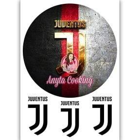 Imagine Comestibila " Fotbal25 JUVENTUS TORINO " - Anyta Cooking - Anyta Cooking