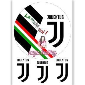 Imagine Comestibila " Fotbal26 JUVENTUS TORINO " - Anyta Cooking - Anyta Cooking