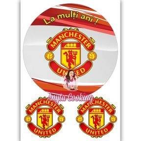 Imagine Comestibila " Fotbal27 MANCHESTER UNITED " - Anyta Cooking - Anyta Cooking