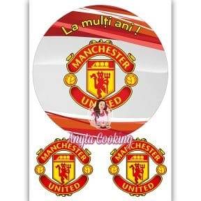 Imagine Comestibila " Fotbal27 MANCHESTER UNITED " - Anyta Cooking