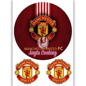 Imagine Comestibila " Fotbal28 MANCHESTER UNITED " - Anyta Cooking - Anyta Cooking