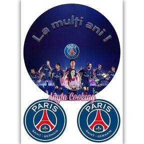 Imagine Comestibila " Fotbal32 PSG PARIS SAINT-GERMAIN " - Anyta Cooking - Anyta Cooking