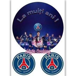 Imagine Comestibila " Fotbal32 PSG PARIS SAINT-GERMAIN " - Anyta Cooking