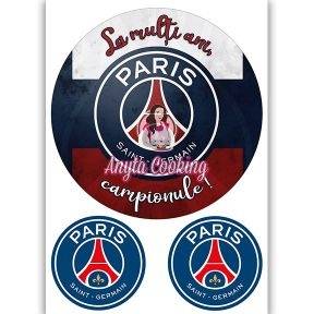 Imagine Comestibila " Fotbal35 PSG PARIS SAINT-GERMAIN " - Anyta Cooking