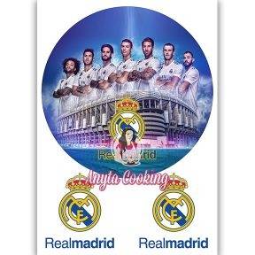 Imagine Comestibila " Fotbal38 REAL MADRID " - Anyta Cooking