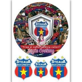 Imagine Comestibila " Fotbal41 STEAUA BUCURESTI " - Anyta Cooking