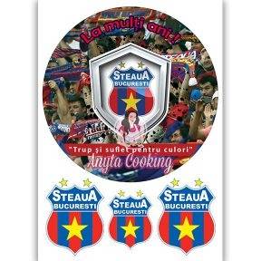 Imagine Comestibila " Fotbal41 STEAUA BUCURESTI " - Anyta Cooking - Anyta Cooking