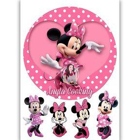 Imagine Comestibila " Minnie Mouse1 " - Anyta Cooking - Anyta Cooking