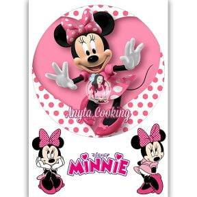 Imagine Comestibila " Minnie Mouse5 " - Anyta Cooking - Anyta Cooking