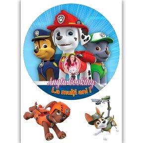 Imagine Comestibila " Patrula Catelusilor Paw Patrol 10 " - Anyta Cooking - Anyta Cooking