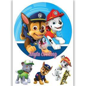 Imagine Comestibila " Patrula Catelusilor Paw Patrol 11 " - Anyta Cooking - Anyta Cooking