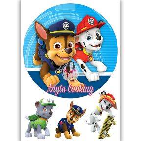 Imagine Comestibila " Patrula Catelusilor Paw Patrol 11 " - Anyta Cooking