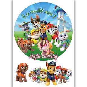 Imagine Comestibila " Patrula Catelusilor Paw Patrol 2 " - Anyta Cooking - Anyta Cooking