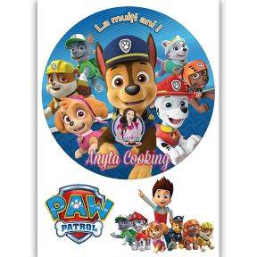 Imagine Comestibila " Patrula Catelusilor Paw Patrol 8 " - Anyta Cooking - Anyta Cooking