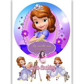 Imagine Comestibila " Printesa Sofia1 " - Anyta Cooking - Anyta Cooking