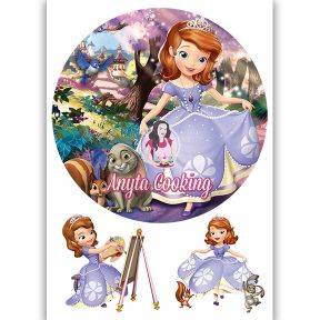 Imagine Comestibila " Printesa Sofia10 " - Anyta Cooking - Anyta Cooking